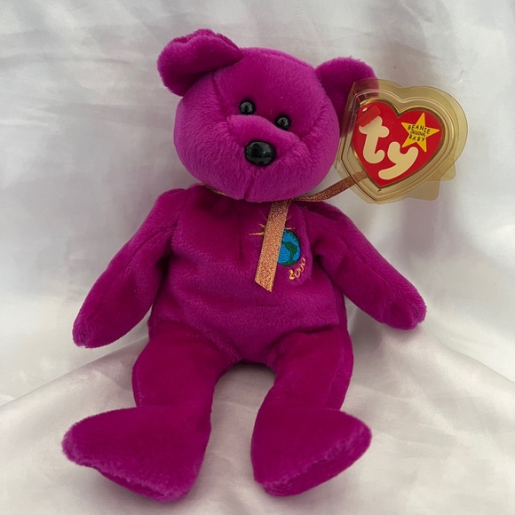 Millennium Bear - Beanie Baby with Original Tags - Picture 1 of 4